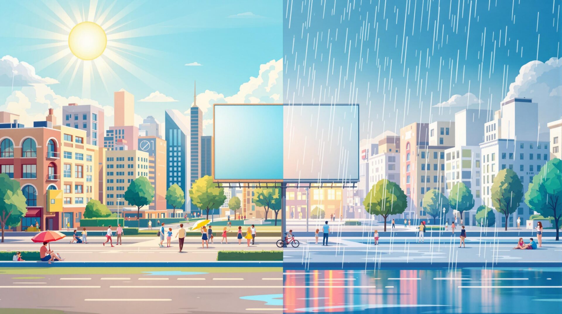 How Weather-Triggered Ads Work on Billboards